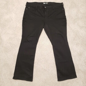 Black Denim Bootcut Lee Jeans Women Plus Size 22